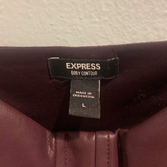 Express Leather Crop Top - Picture 4 of 6
